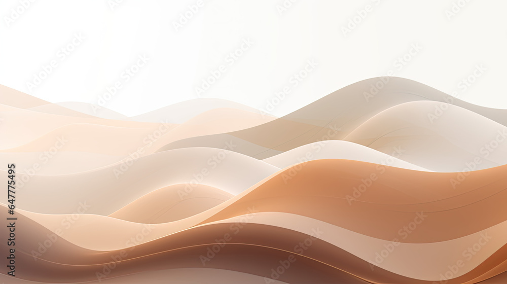 Mountain and Desert Mirage: Inspired from mountains and desert abstract nature of the artwork with coral brown waves Mountain and Desert Mirage: Inspired from mountains and desert abstract nature of the artwork with coral brown waves