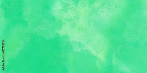 Abstract Watercolor Background. Green Watercolor Grunge Design.