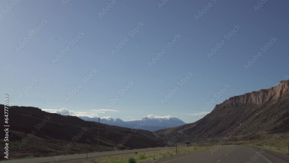 Beautiful Epic Scenic Drive in MOAB Utah during Daytime Beautiful Epic Scenic Drive in MOAB Utah during Daytime