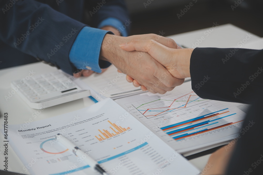 Business handshake for teamwork of business merger and acquisition,successful negotiate,hand shake,two businessman shake hand with partner to celebration partnership and business deal concept Business handshake for teamwork of business merger and acquisition,successful negotiate,hand shake,two businessman shake hand with partner to celebration partnership and business deal concept