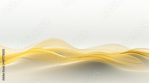 Mountain and Desert Mirage: Inspired from mountains and desert abstract nature of the artwork with bright background and yellow waves