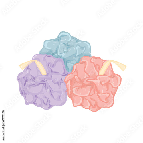 Shower Sponge, Bath Loofah Sponge, Bath Loofah, Loofah Icon, Loofah Illustration, Sponge Illustration, Sponge Vector, Bath Sponge Icon, Bath Sponge Illustration, Spa Sponge, Spa Loofah, Vector