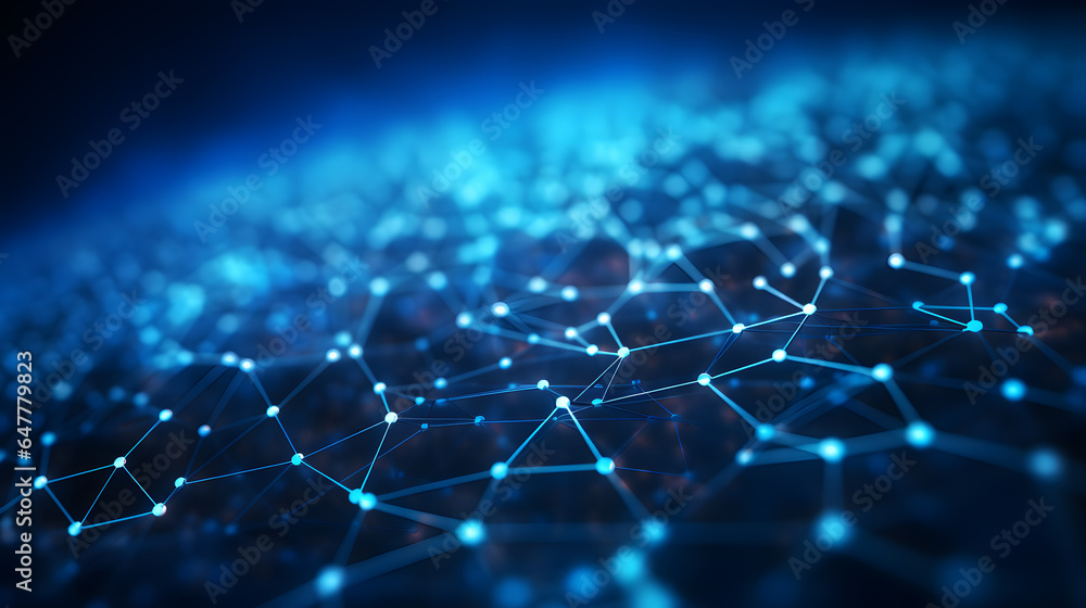 Futuristic Blue Network Lines: Abstract Wallpaper
Futuristic Blue Network Lines: Abstract Wallpaper