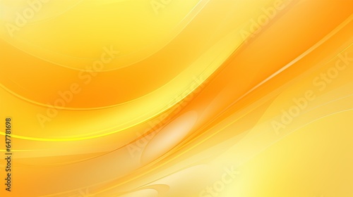 Abstract yellow curve wave with line textured background. AI generated