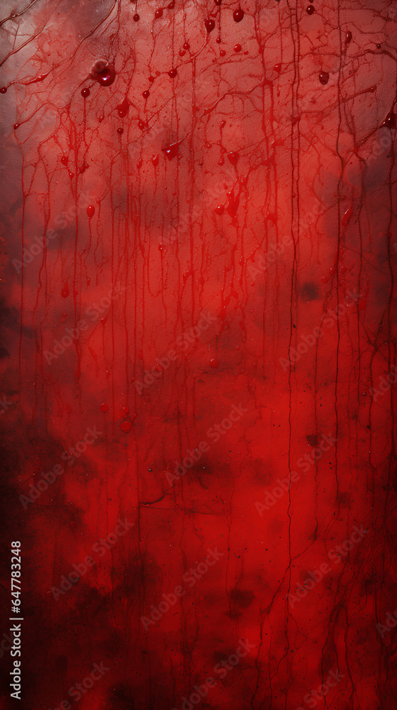 Background with texture and blood stains. Blood splatter. Blood drops. Halloween blood. - obrazy, fototapety, plakaty 