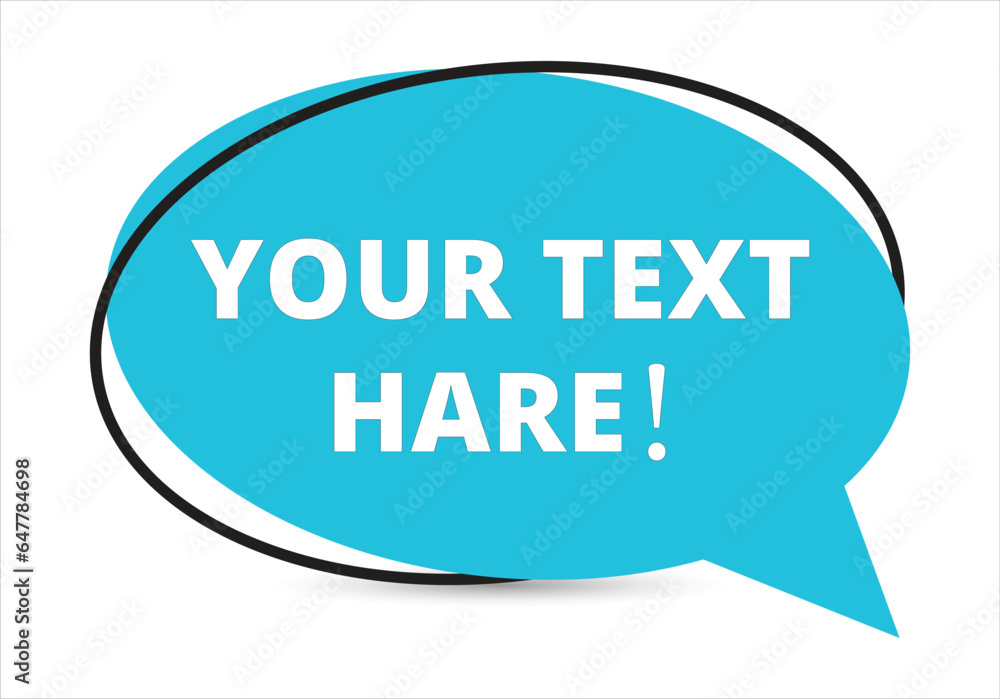 Your text hare speech bubble text. Hi There on bright color for Sticker, Banner and Poster. vector illustration. Your text hare speech bubble text. Hi There on bright color for Sticker, Banner and Poster. vector illustration.