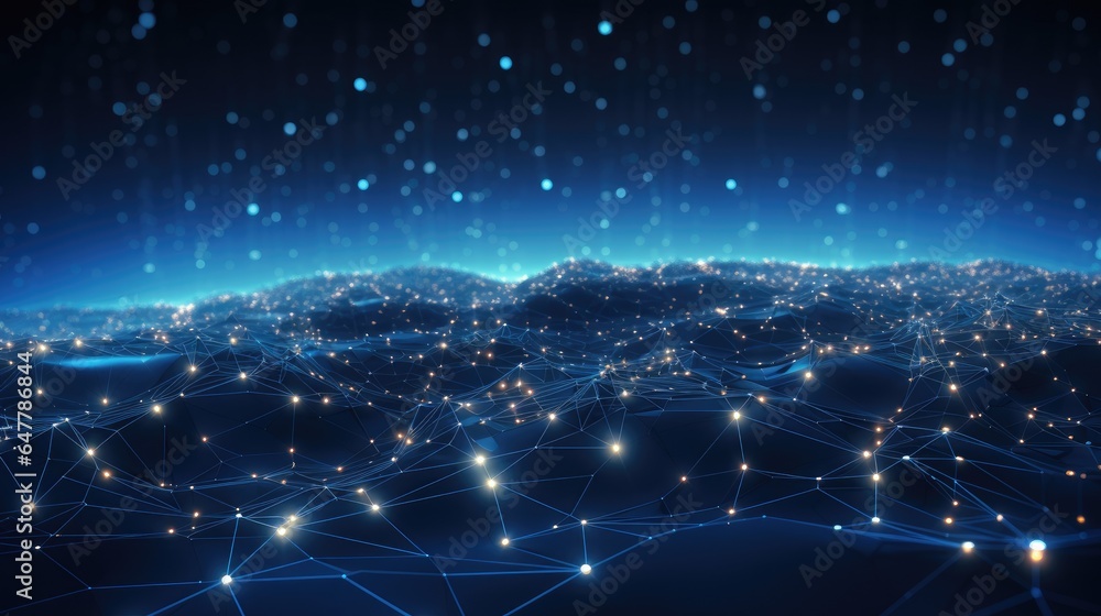Fototapeta premium Technology Network Background