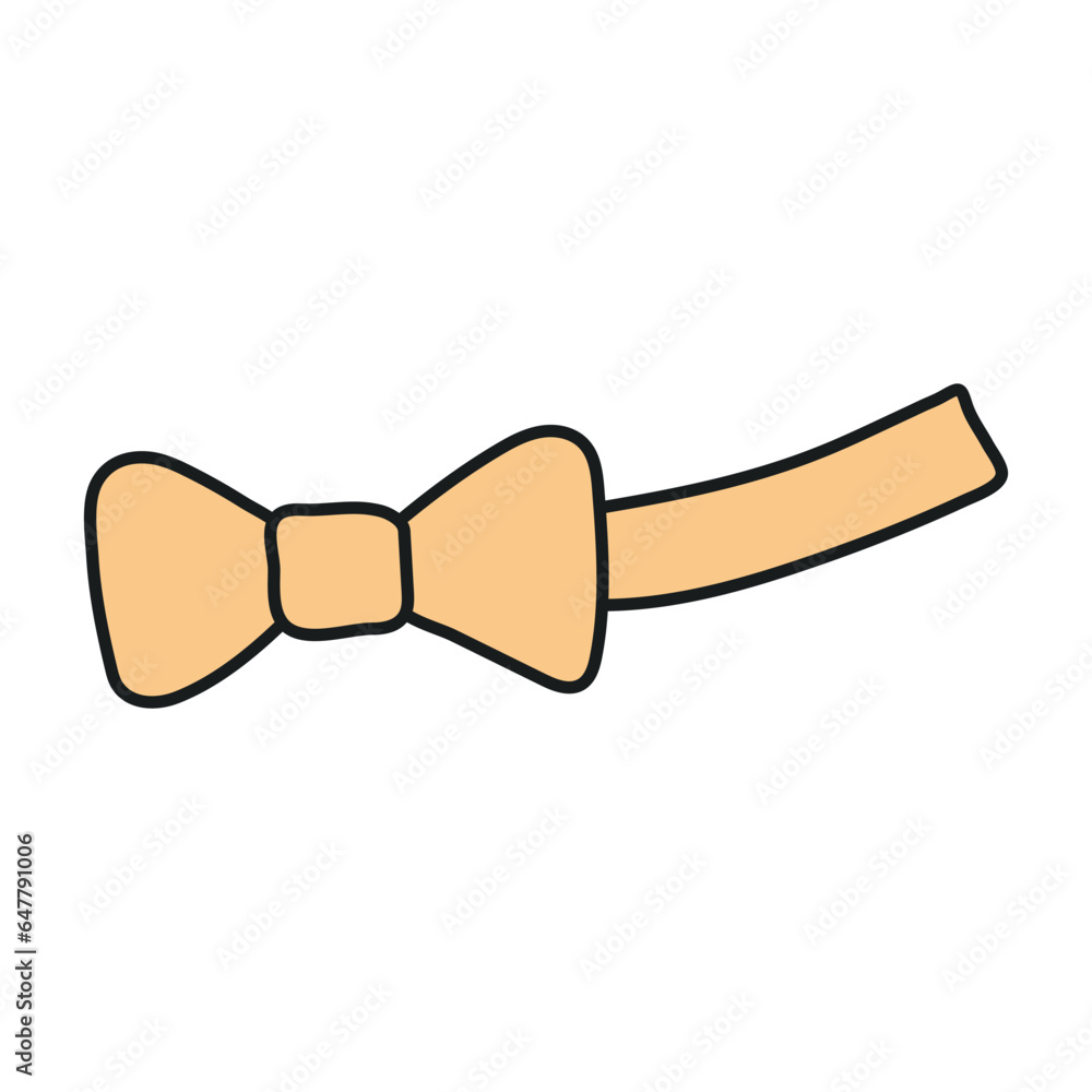 Orange bow, ribbon Halloween costume accessory hand drawn illustration. Cartoon style line art design, isolated vector. Kids seasonal print element, autumn holiday party, cosplay, carnival Orange bow, ribbon Halloween costume accessory hand drawn illustration. Cartoon style line art design, isolated vector. Kids seasonal print element, autumn holiday party, cosplay, carnival