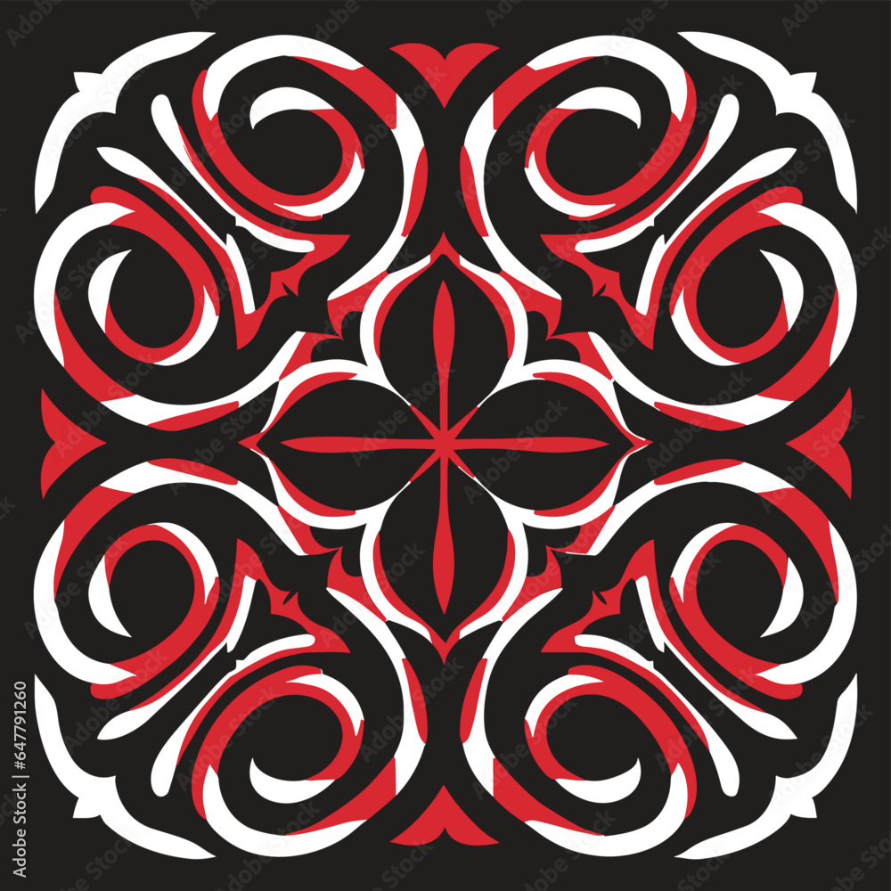 Fototapeta premium Unique and beautiful pattern for textile industries vector format