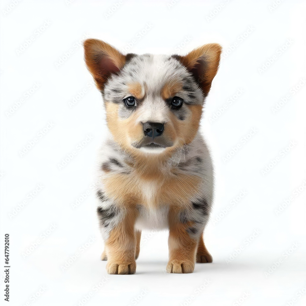 Baby Cattle's Loving Puppy Eyes, Generative AI Baby Cattle's Loving Puppy Eyes, Generative AI
