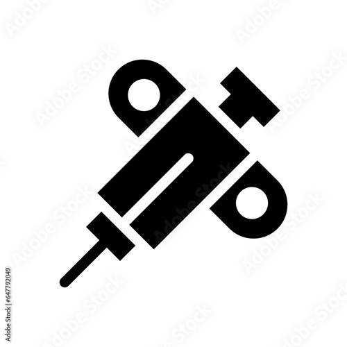 biopsy solid icon illustration vector graphic
