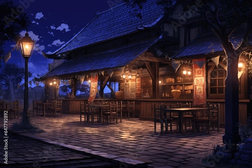 Visual Novel Background   Cozy Tavern