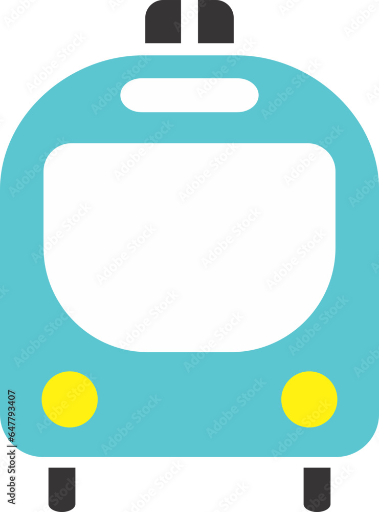 Train front icon vector transparent Train front icon vector transparent