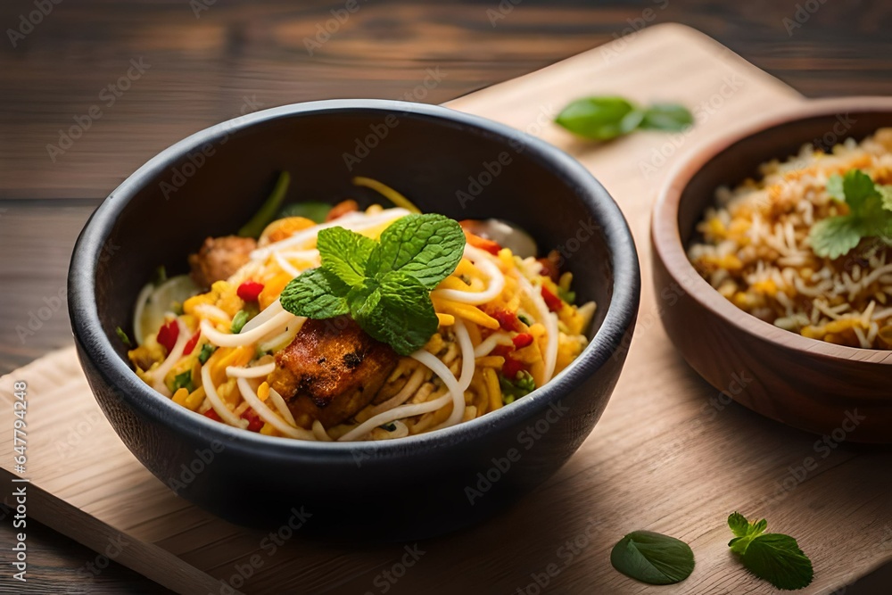 thai noodle soup Generated Ai thai noodle soup Generated Ai