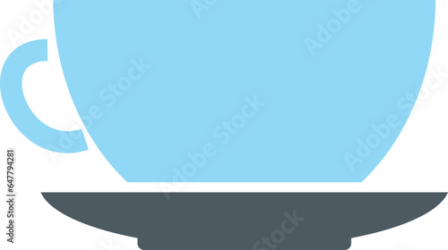 tea cup icon blue and dark combo transparent 