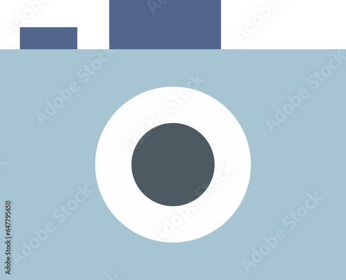 camera sign blue and lite blue vector transparent 