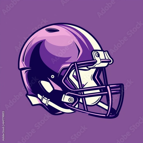 American football helmet simple,Generative AI