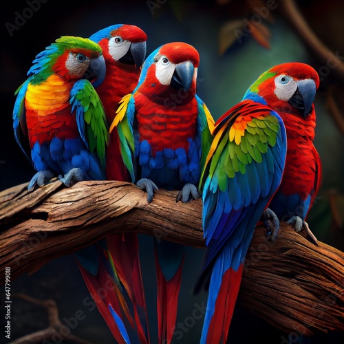 couple of parrots