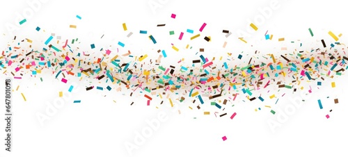 confetti paper celebration happy decoration  ai