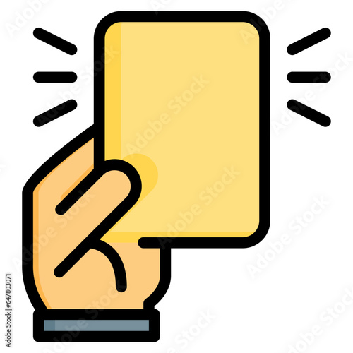 yellow card, referee, foul, card, football, qatar, world cup, soccer, sport, icon, icons, graphic, design, vector, illustration, sign, symbol, pictogram, background, isolated, element, set, pack, coll