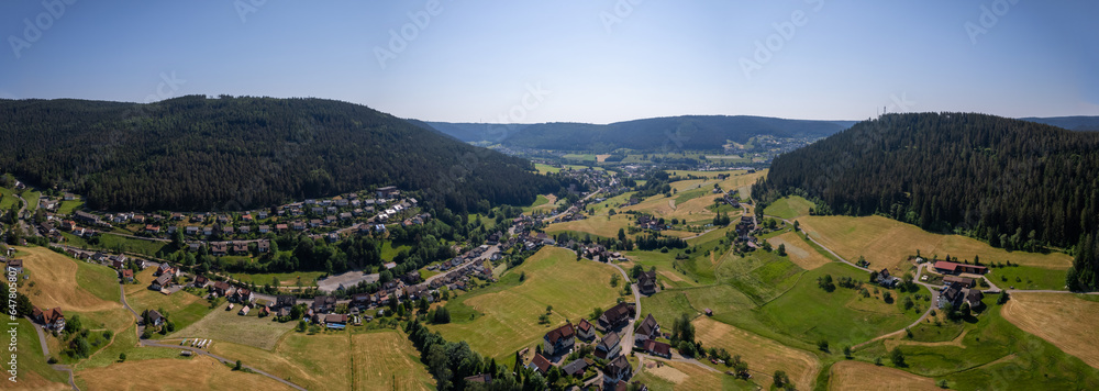 Blick auf Tonbach im Schwarzwald