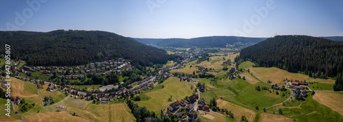 Blick auf Tonbach im Schwarzwald