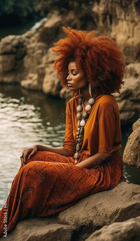 Portrait of a beautiful woman