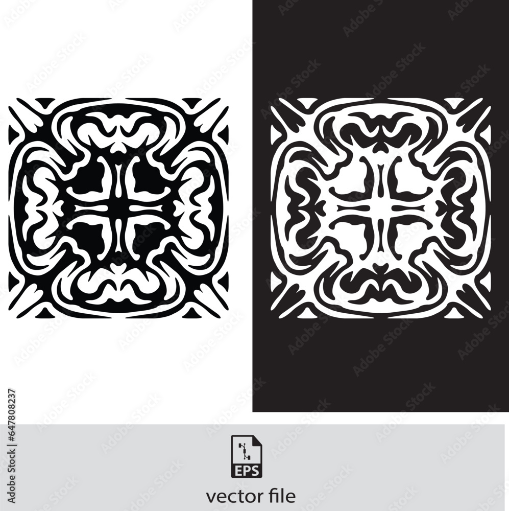 Fototapeta premium Seamless mandala islamic pattern. vintage elements