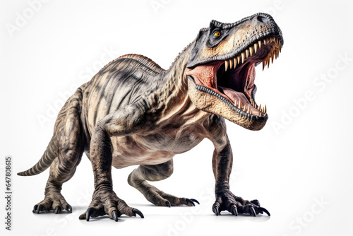 T-Rex dinosaur isolated on a white background © Veniamin Kraskov