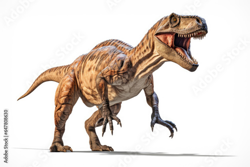 T-Rex dinosaur isolated on a white background © Veniamin Kraskov