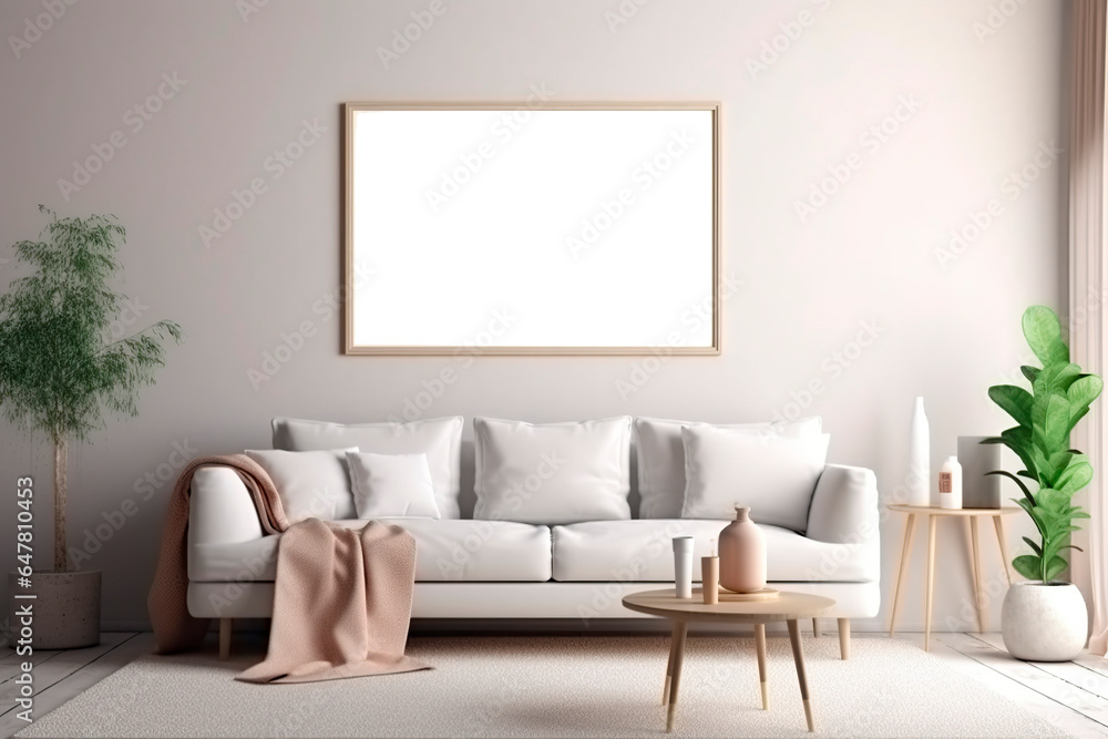 Fototapeta premium mockup you can use to present a poster