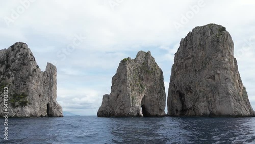 Beautiful Capri Island in Italy photo