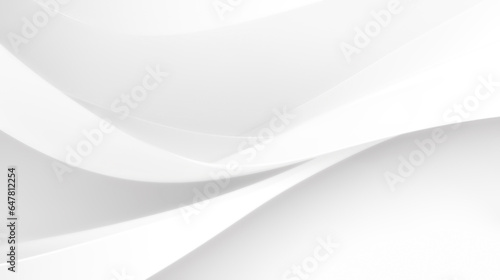 White Abstract Waves Background.