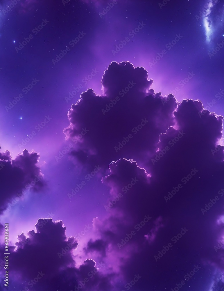 Pink sky with clouds Generative ai Pink sky with clouds Generative ai