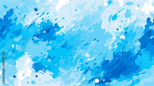 nature textured blue paint colour splash seamless patter  vivid color background