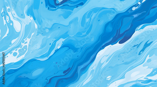 nature textured blue paint colour splash seamless patter, vivid color background photo