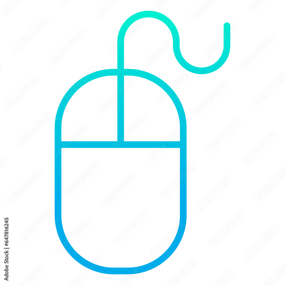 Outline gradient Mouse icon Outline gradient Mouse icon