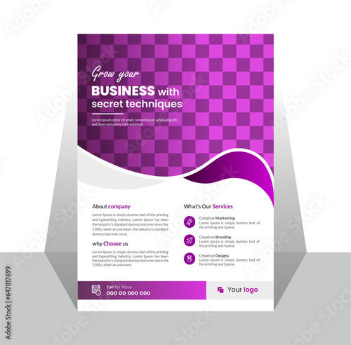 Creative professional a4 flyer, flyer template layout design, business flyer, Business brochure flyer design layout template, corporate banners and leaflets
