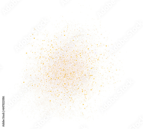 Quadro em tela Splash Dots Stain Gold Illustration Abstract Pattern Frames Border Luxury Shape