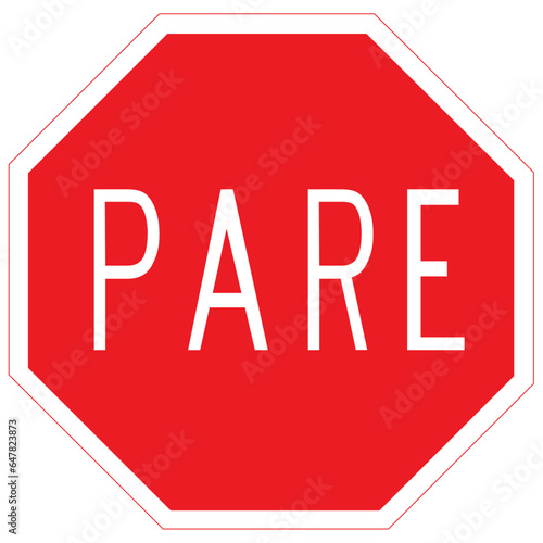 pare, hexágono, rojo, señal, señalética, señalización, transito, imagen, aviso, icono, símbolo, señal reglamentaria, hexágono rojo, trafico, pare rojo, indicación, señal de trafico, transporte   