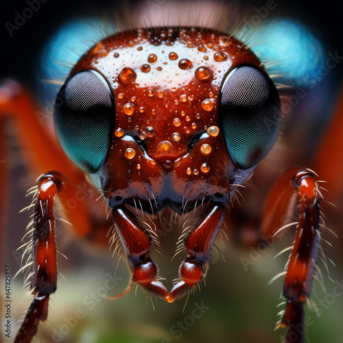 Close up of an ant, macro view © Guido Amrein