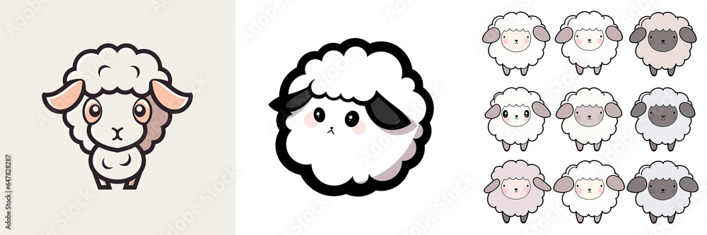 Lamb or Sheep Logo 2D Lamb or Sheep Logo 2D