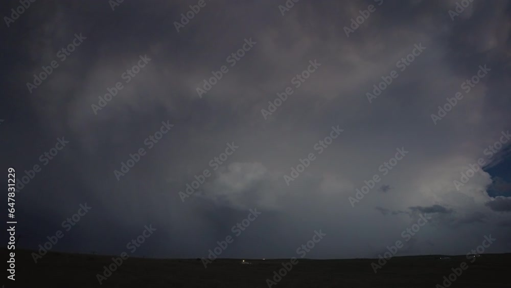 Beautiful Textured Lightning Storm Flickers In Soft Twilight Colours Beautiful Textured Lightning Storm Flickers In Soft Twilight Colours