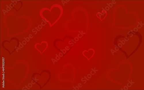 valentine´s day hearts red wallpaper 