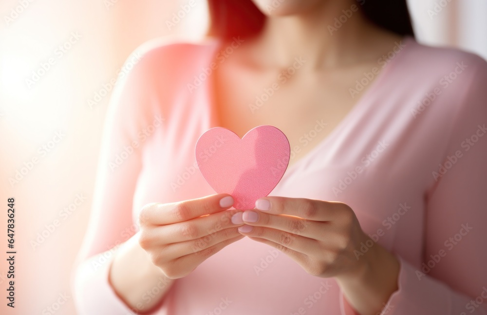 asian woman making heart shape with hands on pink background. asian woman making heart shape with hands on pink background.