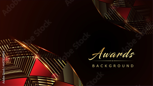 Red Background. Champion winner celebration graphics. Marketing promotional layout. Grand ceremony background for a truly memorable event. Festival celebration template design. 