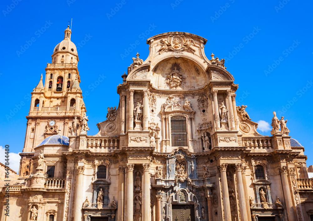 Saint Mary Cathedral in Murcia city, Spain