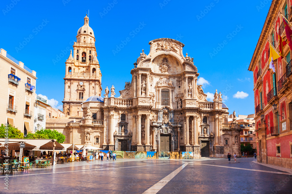 Saint Mary Cathedral in Murcia city, Spain