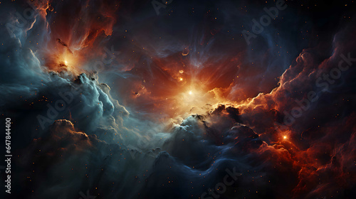 Colorful space galaxy cloud nebula. Stary night cosmos. Universe science astronomy. Supernova explosion.