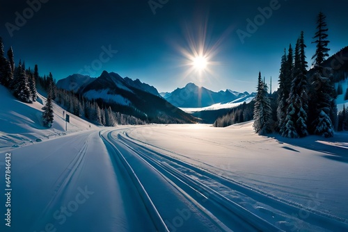 winter landscape with snow © Image Studio